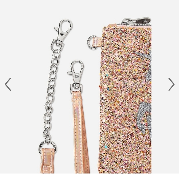 JUSTICEunicorn glitter convertible crossbody bag - Picture 2 of 2